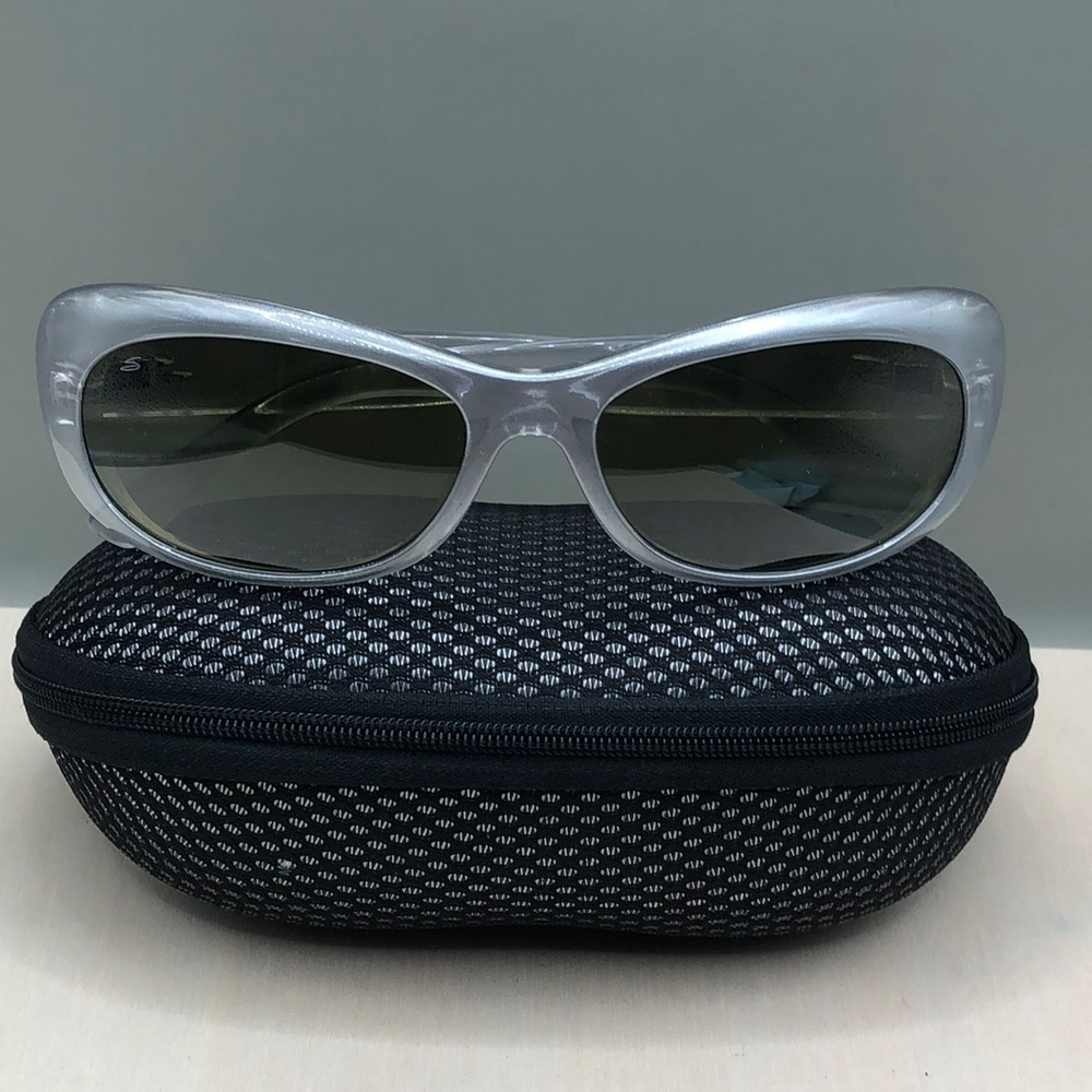 Serengeti  Sunglasses Bella 7745 PIU Polarized Italy Silver-Clear.